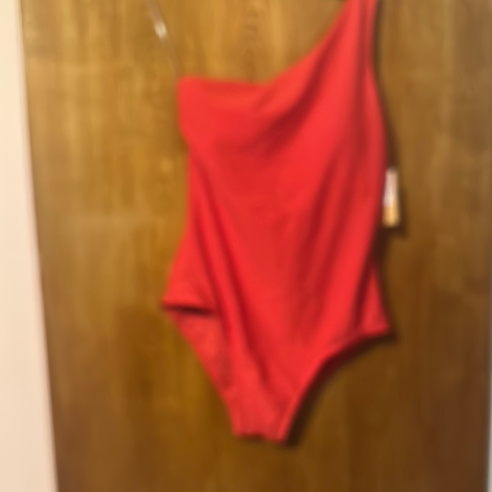 NWT Kona Sol Vibrant Red One-Piece Swimsuit